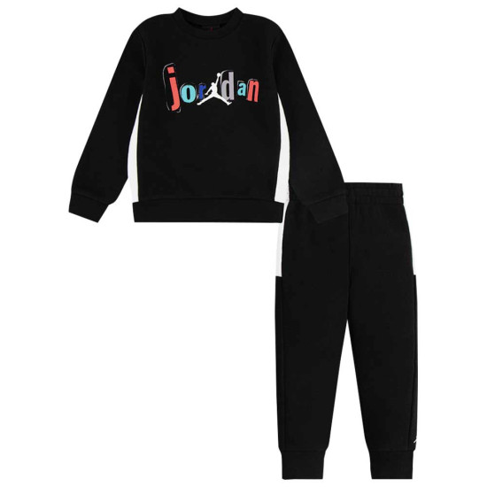 Jordan Βρεφικές φόρμες σετ Jumpman Team Blocked Crew Set